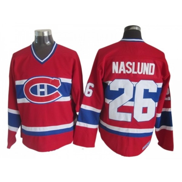 Montreal Canadiens #26 Mats Naslund Red 1980's Vintage CCM Jersey