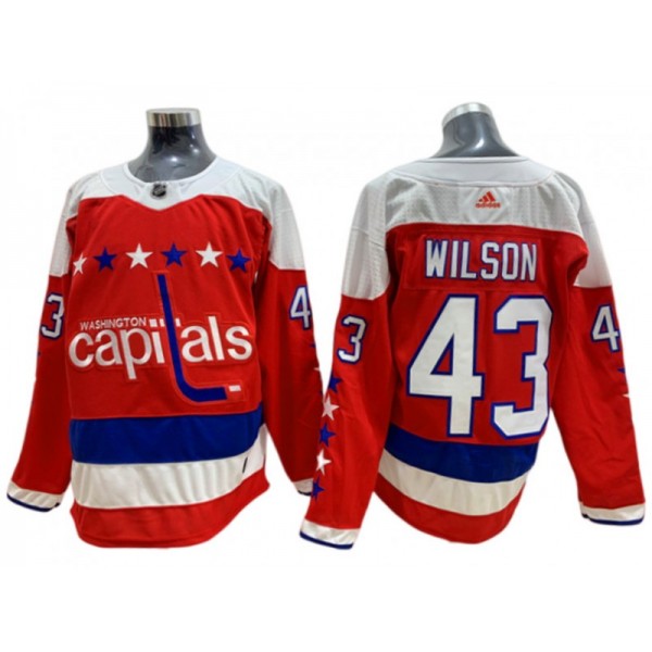 Washington Capitals #43 Tom Wilson Red Alternate Jersey