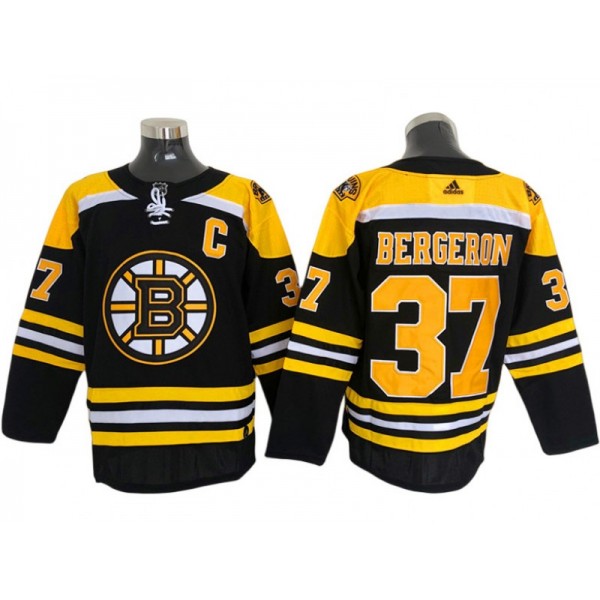 Boston Bruins #37 Patrice Bergeron Black Home Jersey