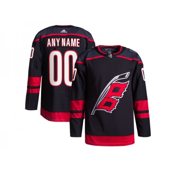 Carolina Hurricanes #00 Black Home Custom Jersey