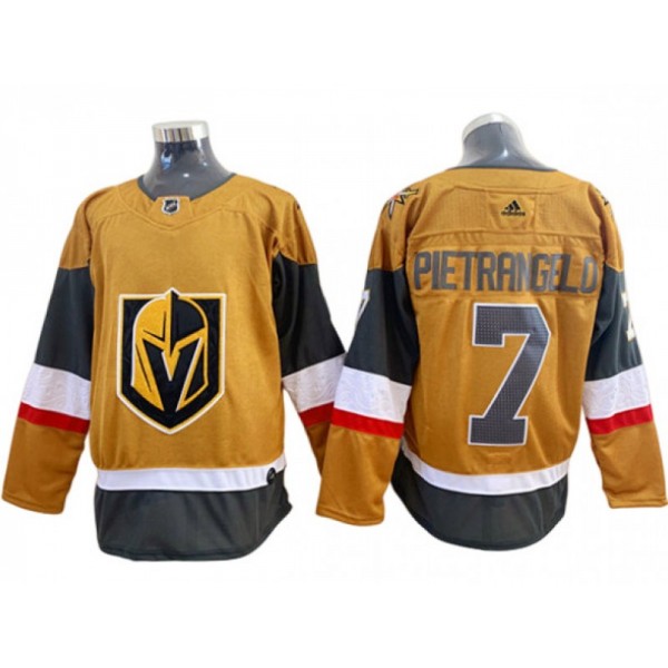 Vegas Golden Knights #7 Alex Pietrangelo Gold Alternate Jersey