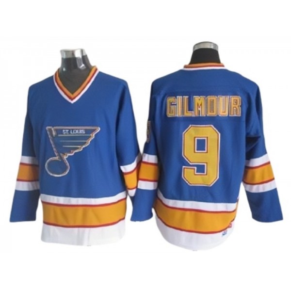 St. Louis Blues #9 Shayne Corson Blue Vintage CCM Jersey