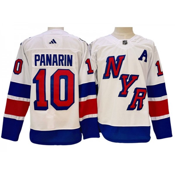 New York Rangers #10 Artemi Panarin 2024 Stadium Series White Jersey