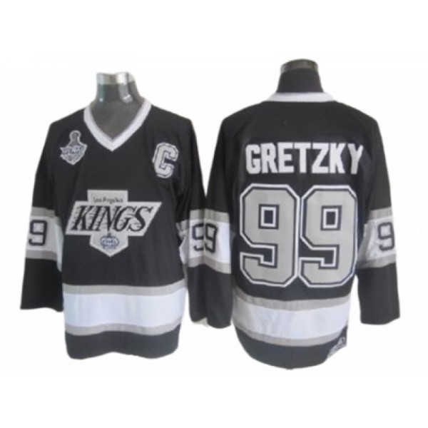 Los Angeles Kings #99 Wayne Gretzky Black 1993 Vintage CCM Jersey