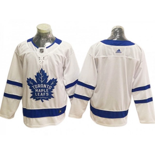 Toronto Maple Leafs Blank White Away Jersey