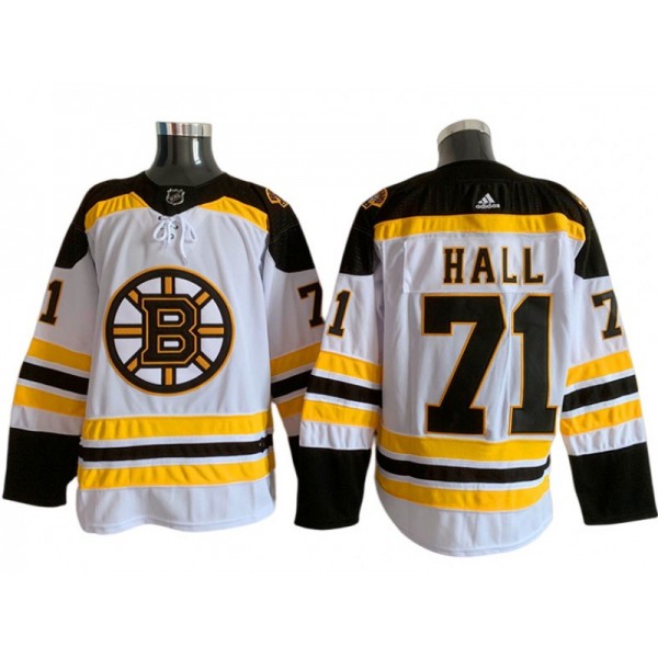 Boston Bruins #71 Taylor Hall White Away Jersey