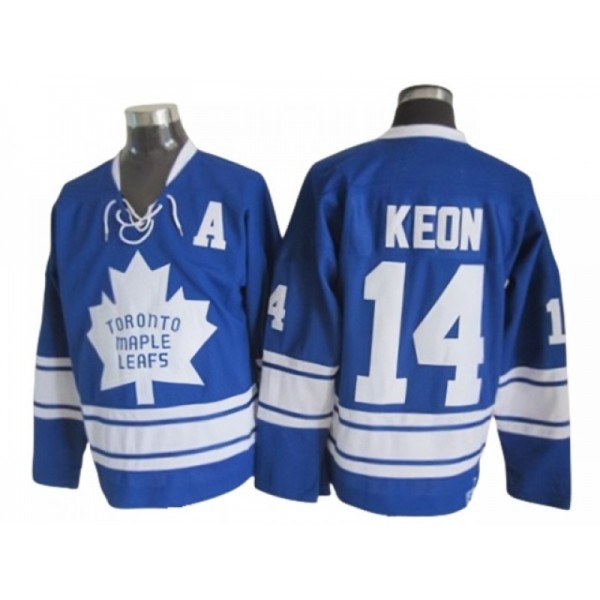 Toronto Maple Leafs #14 Dave Keon 1967 CCM Vintage Blue Jersey