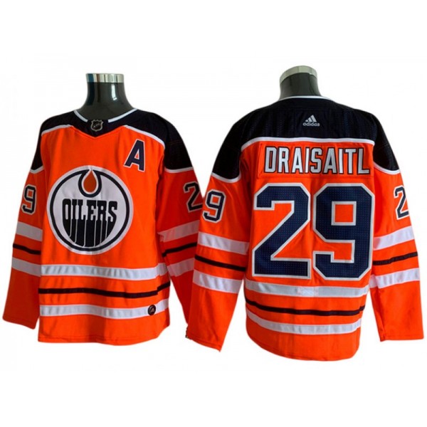 Edmonton Oilers #29 Leon Draisaitl Orange Jersey