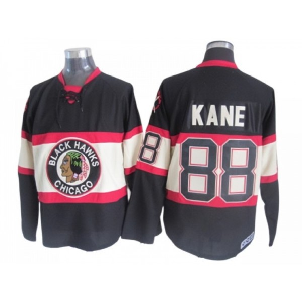 Chicago Blackhawks #88 Patrick Kane Black 1930's CCM Vintage Jersey