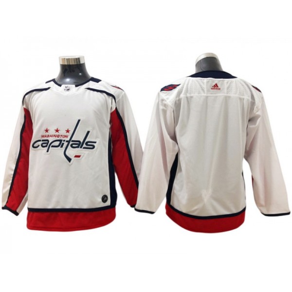 Washington Capitals Blank White Away Jersey