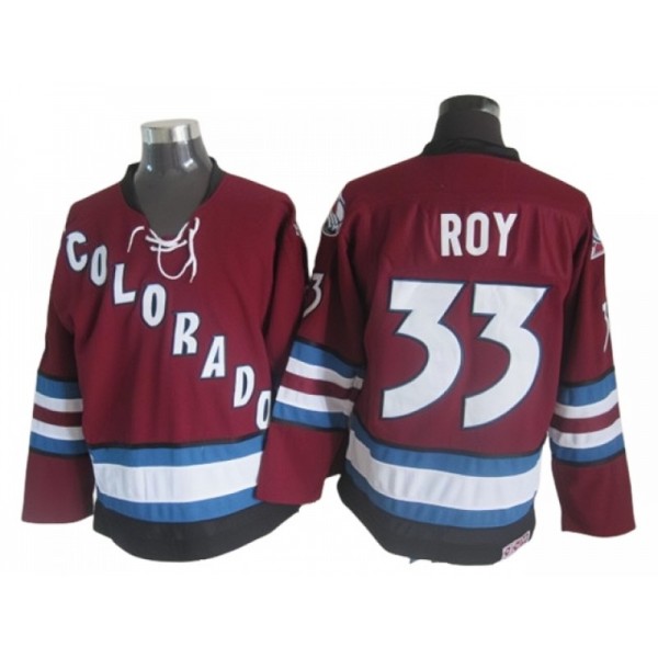 Colorado Avalanche #33 Patrick Roy Burgundy 2002 Vintage CCM Jersey