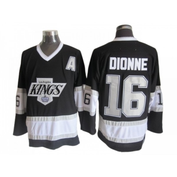 Los Angeles Kings #16 Marcel Dionne Black 1993 Vintage CCM Jersey