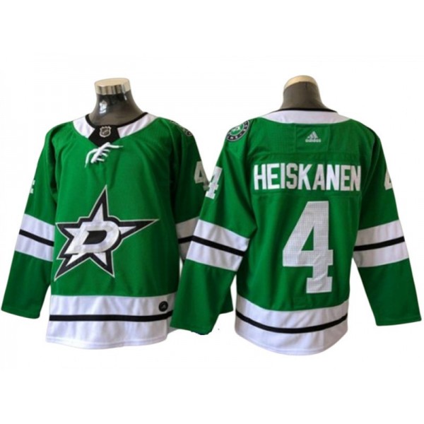 Dallas Stars #4 Miro Heiskanen Green Home Jersey