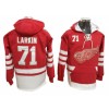 Detroit Red Wings #71 Dylan Larkin Hoodie - Red/White