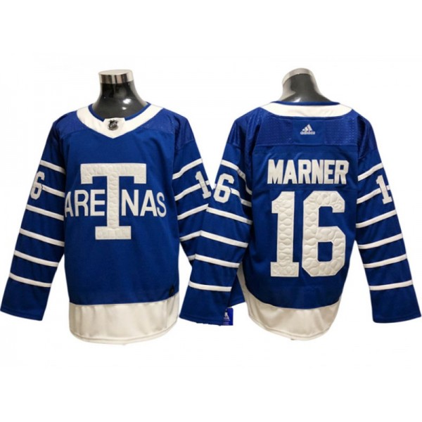 Toronto Maple Leafs #16 Mitchell Marner Blue 1918 Arenas Jersey