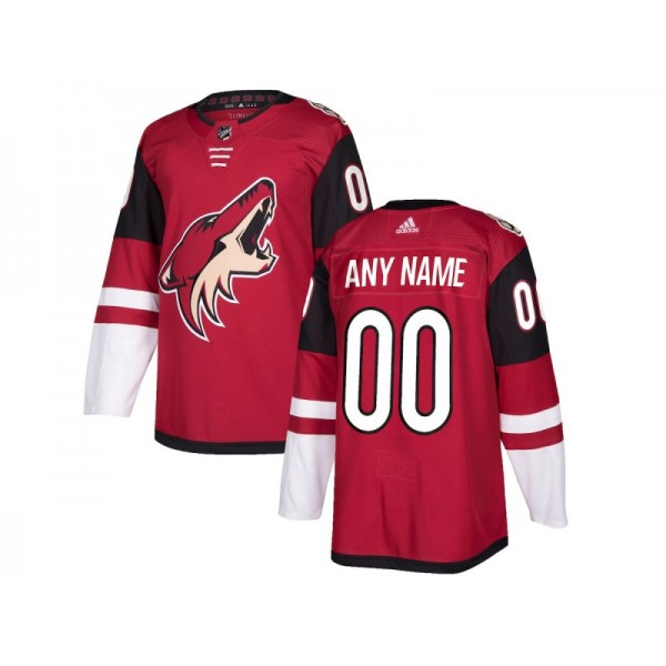 Arizona Coyotes #00 Red Home Custom Jersey