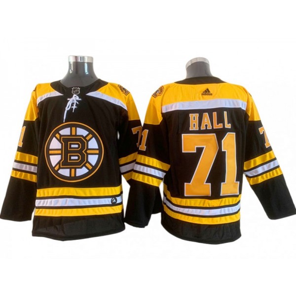 Boston Bruins #71 Taylor Hall Black Home Jersey