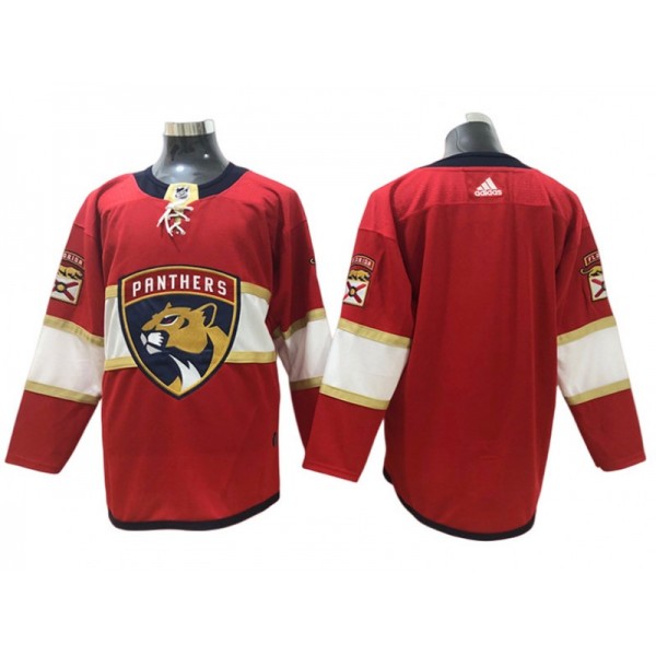 Florida Panthers Blank Red Home Jersey