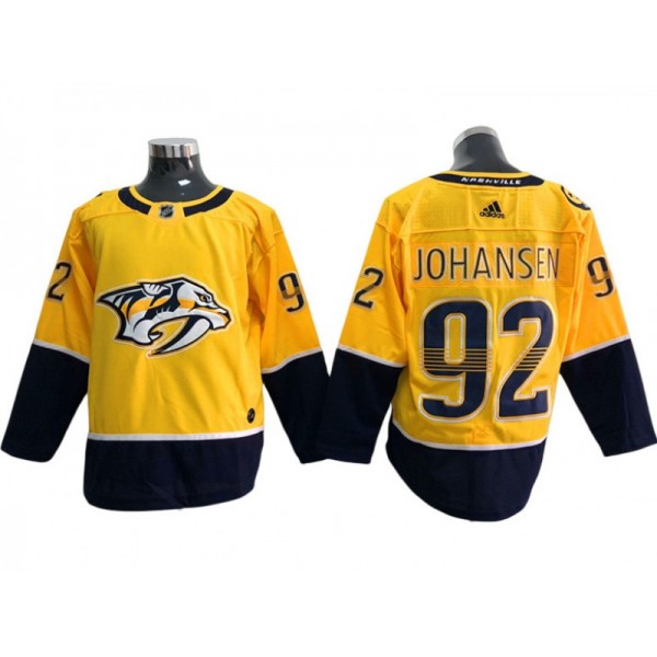 Nashville Predators #92 Ryan Johansen Gold Home Jersey