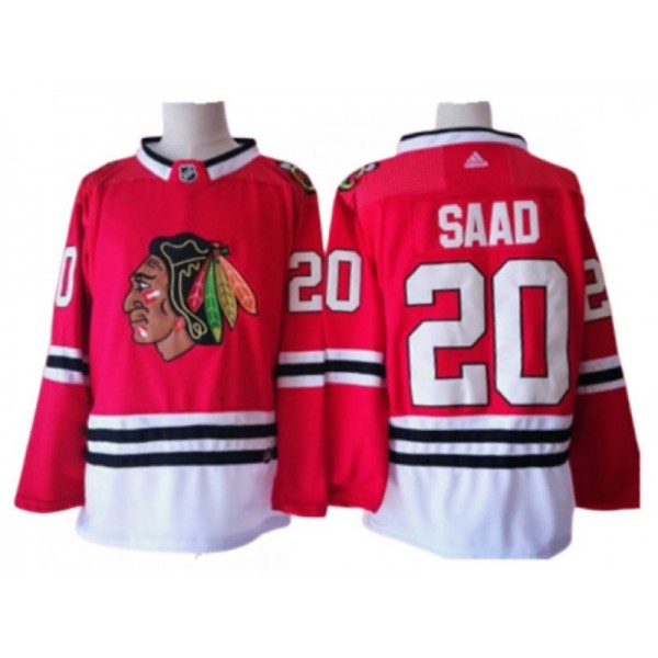 Chicago Blackhawks #20 Brandon Saad Red Home Jersey