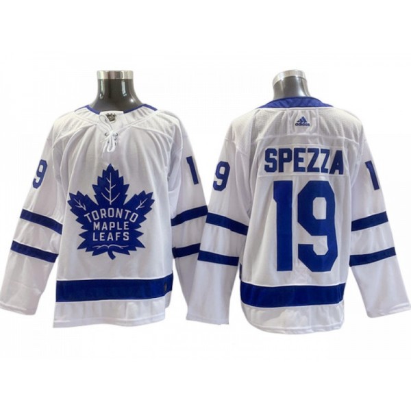 Toronto Maple Leafs #19 Jason Spezza White Away Jersey