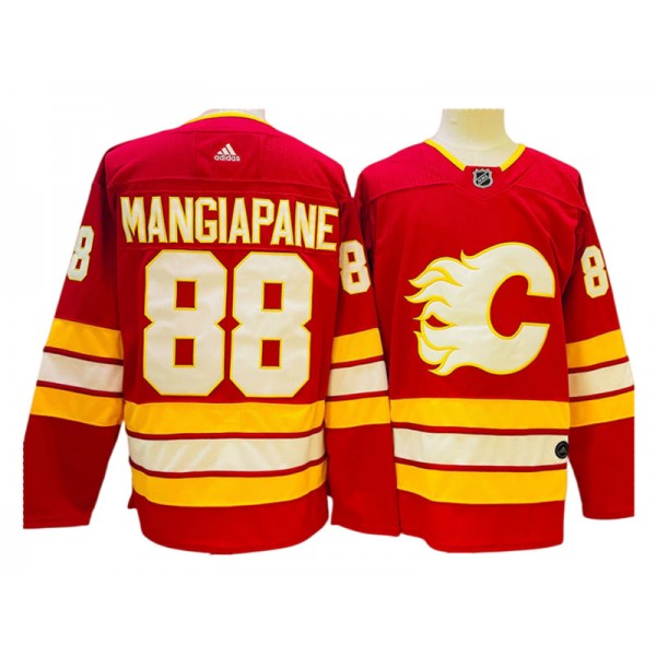 Calgary Flames #88 Andrew Mangiapane Red Home Jersey