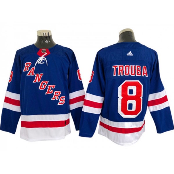 New York Rangers #8 Jacob Trouba Blue Home Jersey