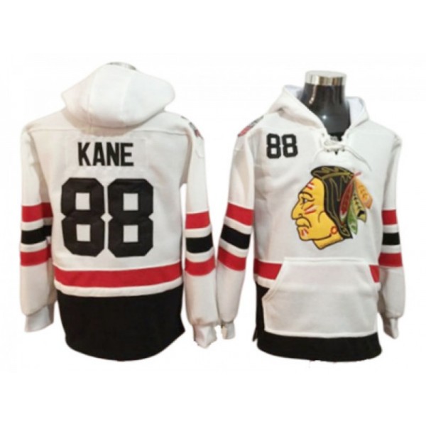 Chicago Blackhawks #88 Patrick Kane White Hoodie