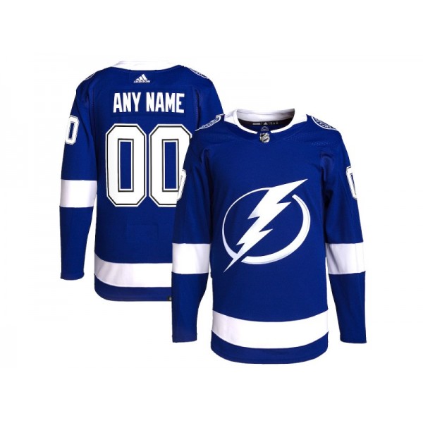 Tampa Bay Lightning #00 Blue Home Custom Jersey