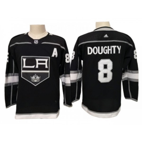 Youth & Women Los Angeles Kings #8 Drew Doughty Black Home Jersey