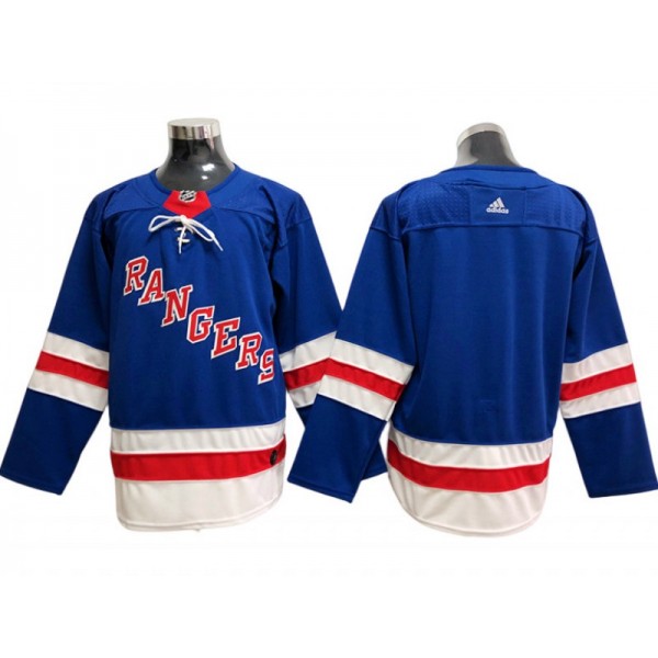 New York Rangers Blank Blue Home Jersey