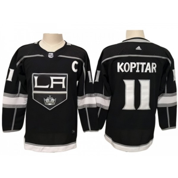 Youth & Women Los Angeles Kings #11 Anze Kopitar Black Home Jersey