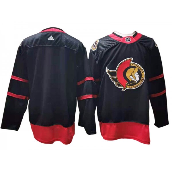 Ottawa Senators Blank Black Home Jersey