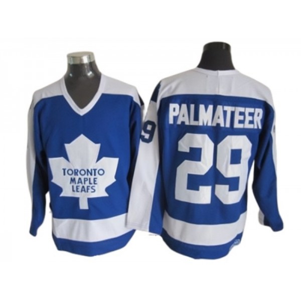 Toronto Maple Leafs #29 Mike Palmateer 1978 CCM Vintage Blue Jersey