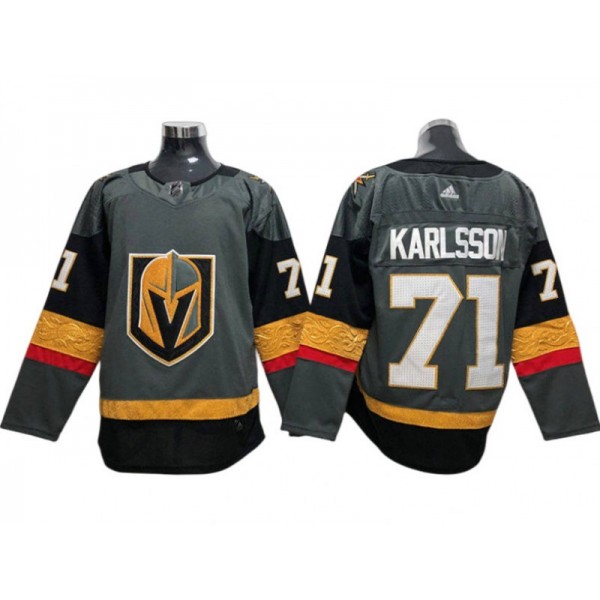 Vegas Golden Knights #71 William Karlsson Grey Home Jersey