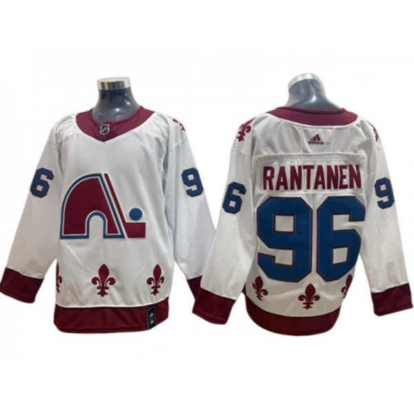 Colorado Avalanche #96 Mikko Rantanen White 2020/21 Reverse Retro Jersey