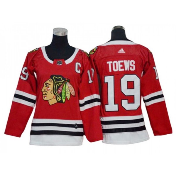 Chicago Blackhawks #19 Jonathan Toews Youth Red Home Jersey