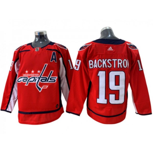 Washington Capitals #19 Nicklas Backstrom Red Home Jersey