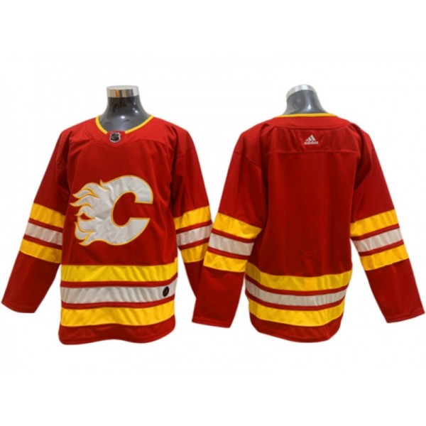 Calgary Flames Blank Red Home Jersey