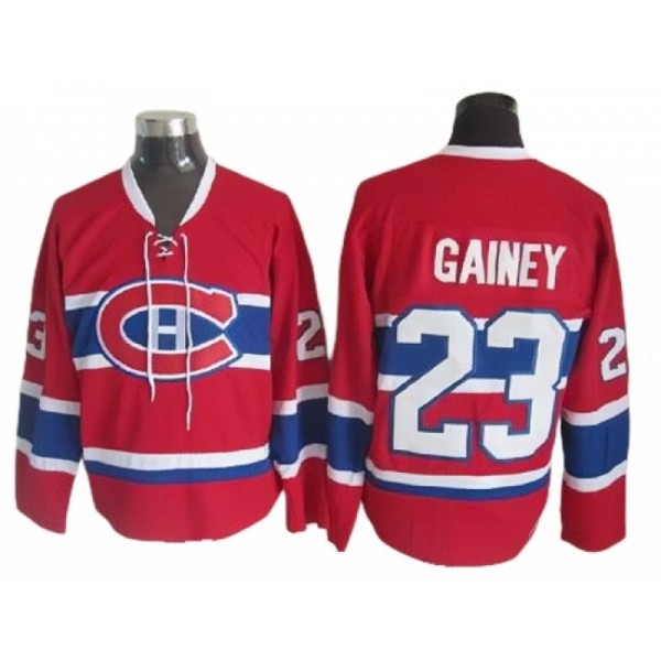 Montreal Canadiens #23 Bob Gainey Red Vintage CCM Jersey