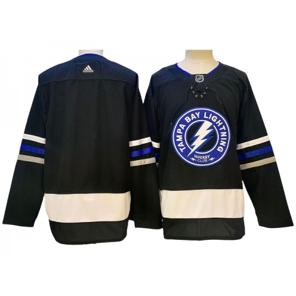 Tampa Bay Lightning Blank Black Alternate Jersey