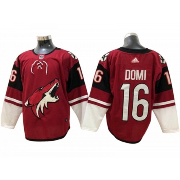 Arizona Coyotes #16 Max Domi Red Home Jersey