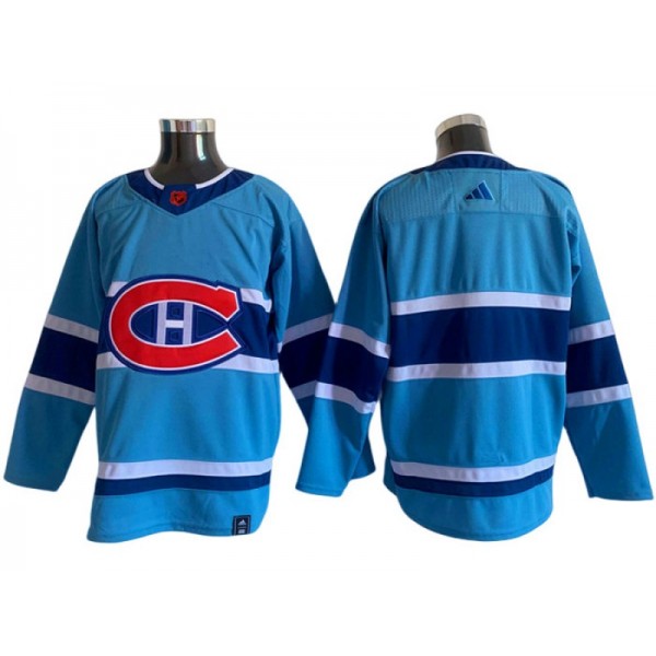 Montreal Canadiens Blank Blue Reverse Retro 2.0 Team Jersey