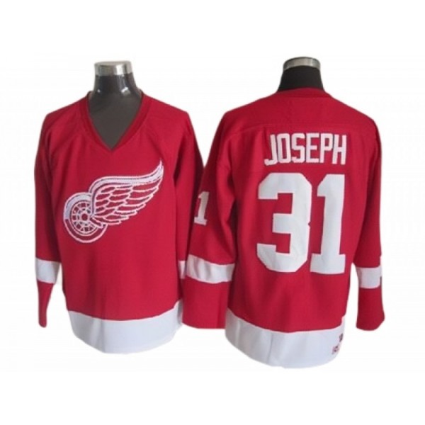 Detroit Red Wings #31 Curtis Joseph Red 2002 Vintage CCM Jersey