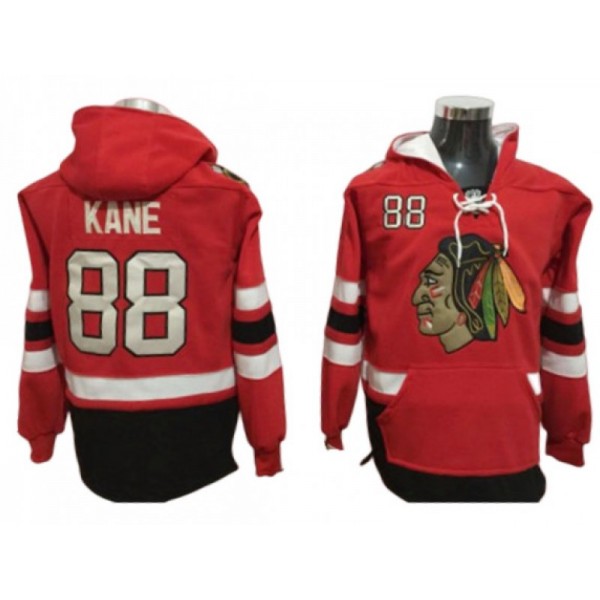 Chicago Blackhawks #88 Patrick Kane Red Hoodie Jersey