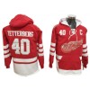 Detroit Red Wings #40 Henrik Zetterberg Hoodie - Red/White