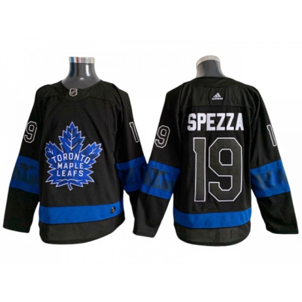 Toronto Maple Leafs #19 Jason Spezza Black Alternate Reversible Jersey