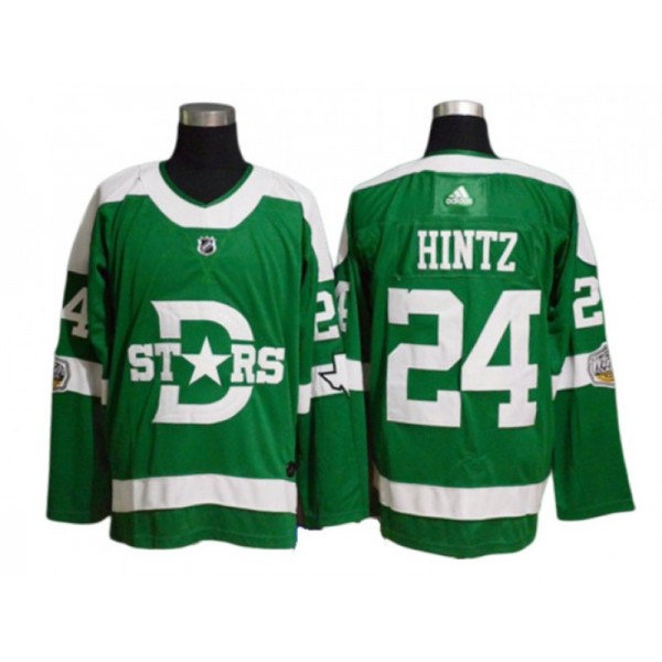 Dallas Stars #24 Roope Hintz Green 2020 Winter Classic Jersey