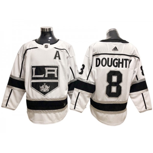 Los Angeles Kings #8 Drew Doughty White Away Jersey