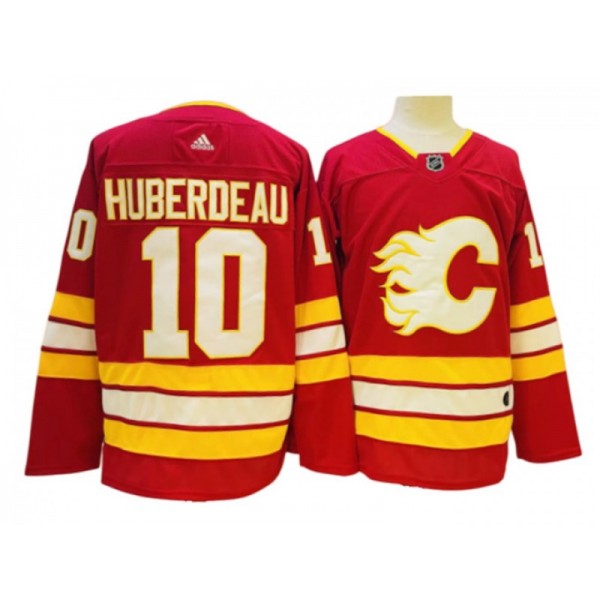 Calgary Flames #10 Jonathan Huberdeau Red Jersey